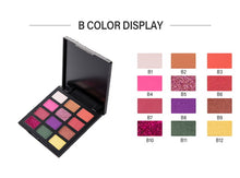 Load image into Gallery viewer, Portable size, easy to carry. Suitable for professional use or home use. Different colors makes different eye makeup Ideal for making up precision definition and thickening effect Feel light and soft, easily create clear and brilliant eye makeup finish.
